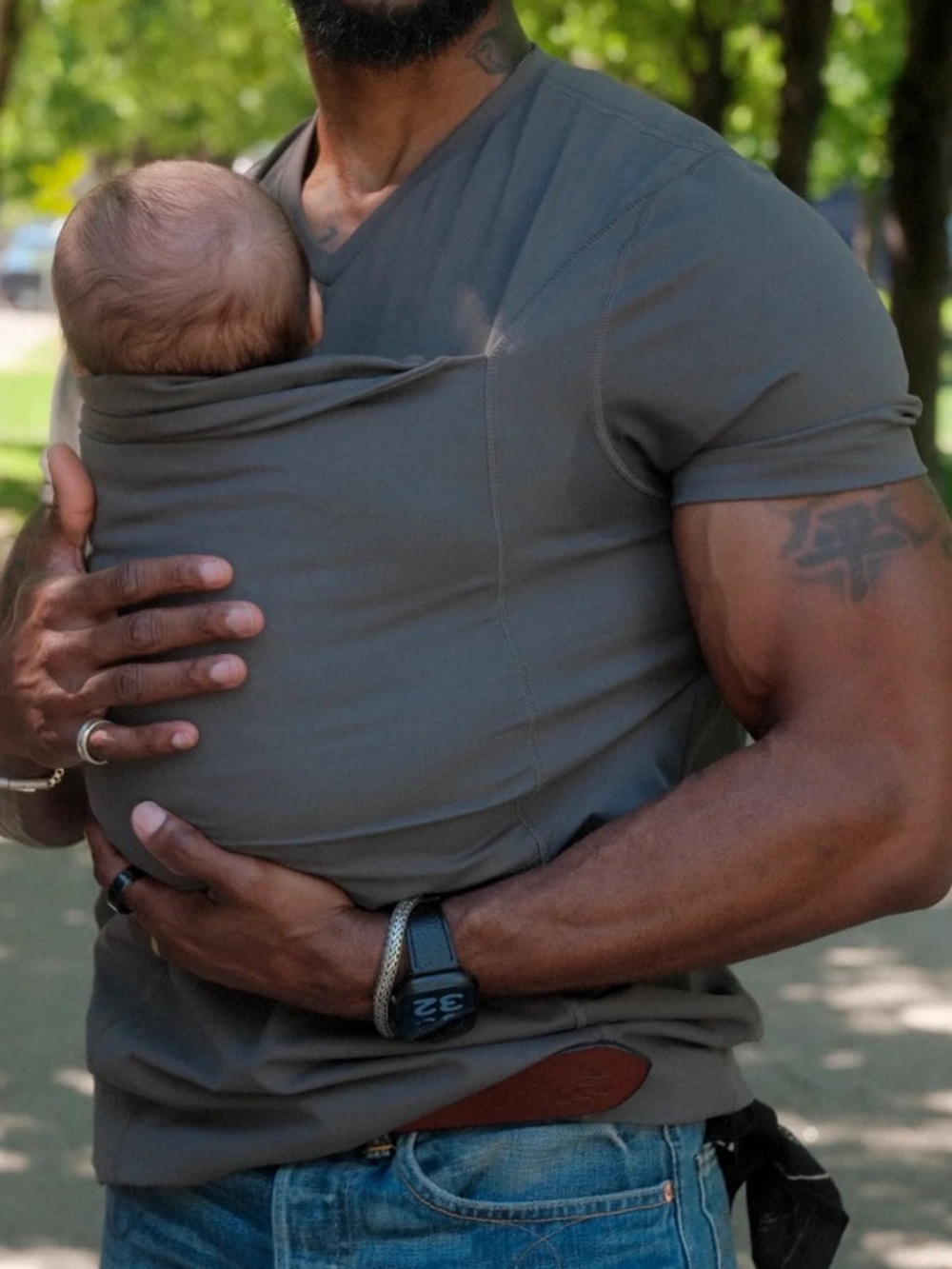 Lalabu Dad Shirt in Grey